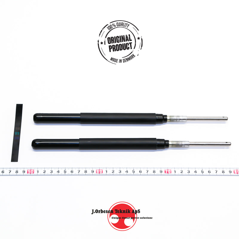 Klassieke cilinder met thermometer