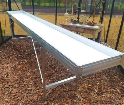 Kweektafel enkel 50cm breed