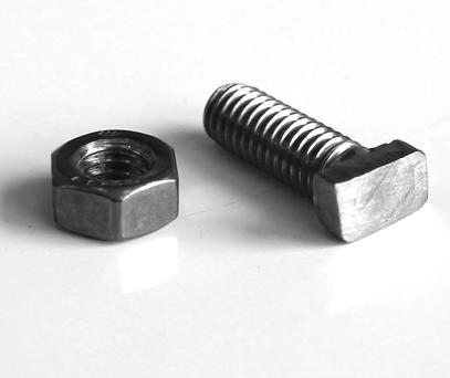 Hamerkop bouten en moeren 20 stuks